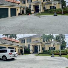 West palm beach driveway cleaning 1